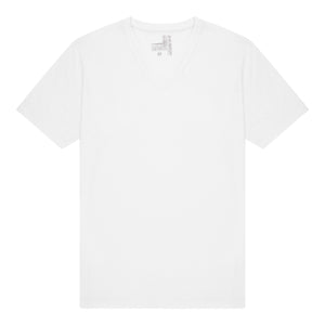 Custom Fit T-shirt Masculina Gola V - Branco